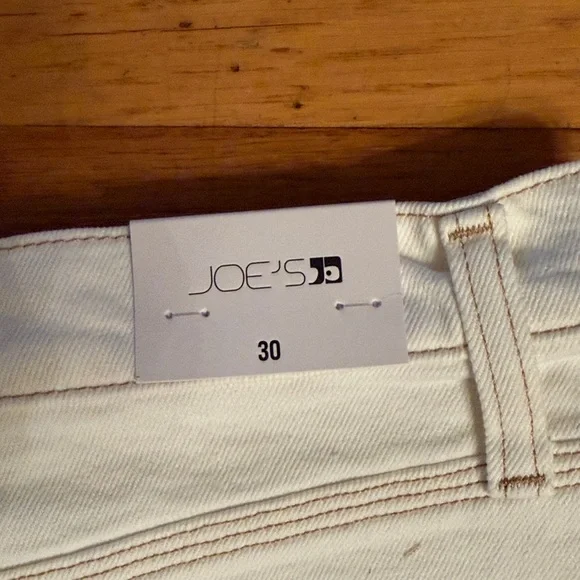 Joe's Jeans The Carpenter Milk White Denim Mini Skirt NWT - Picture 5 of 6